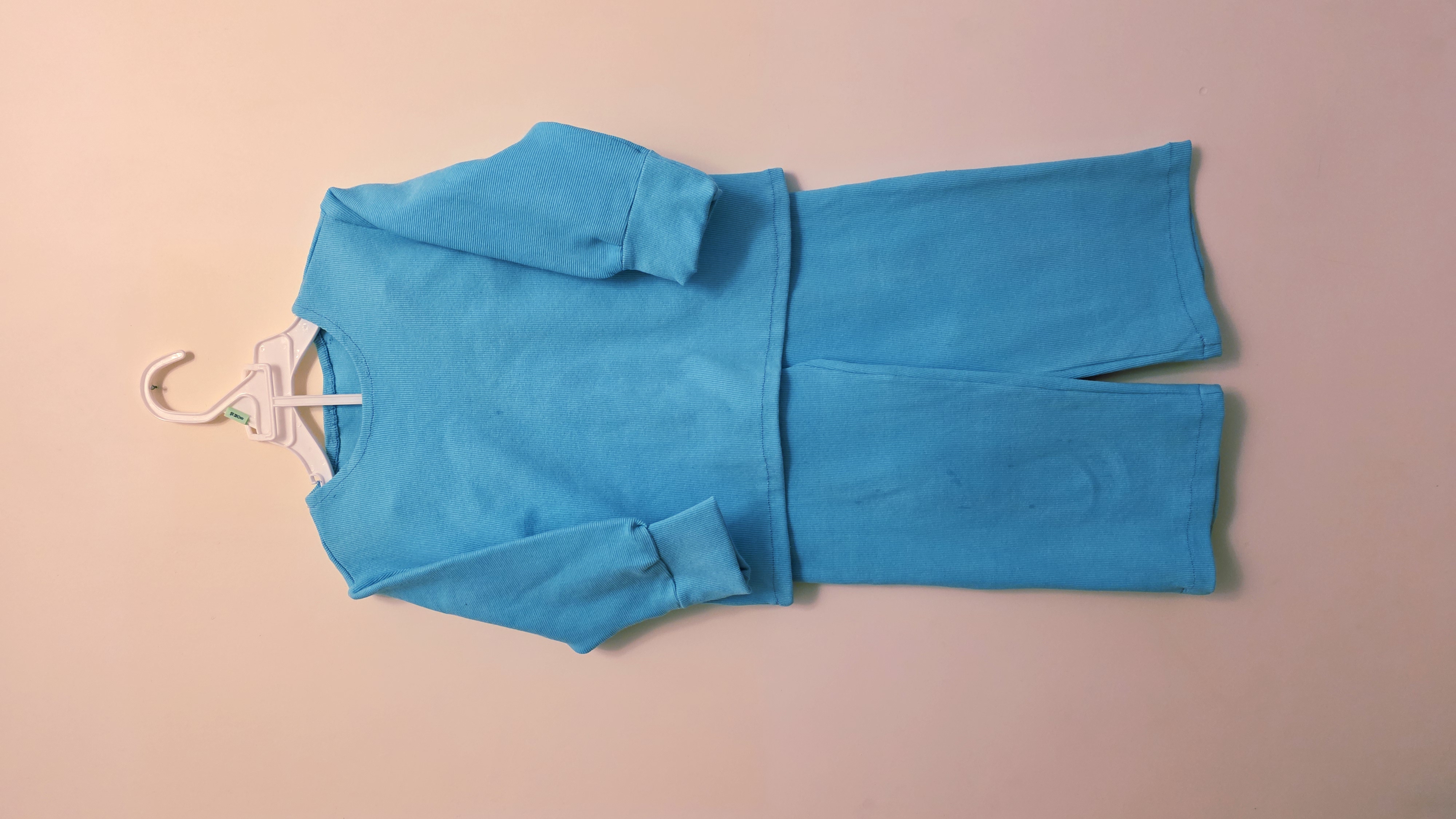 ست بلوز شلوار نخ پنبه دخترانه/پسرانه ۳ تا ۵ سال